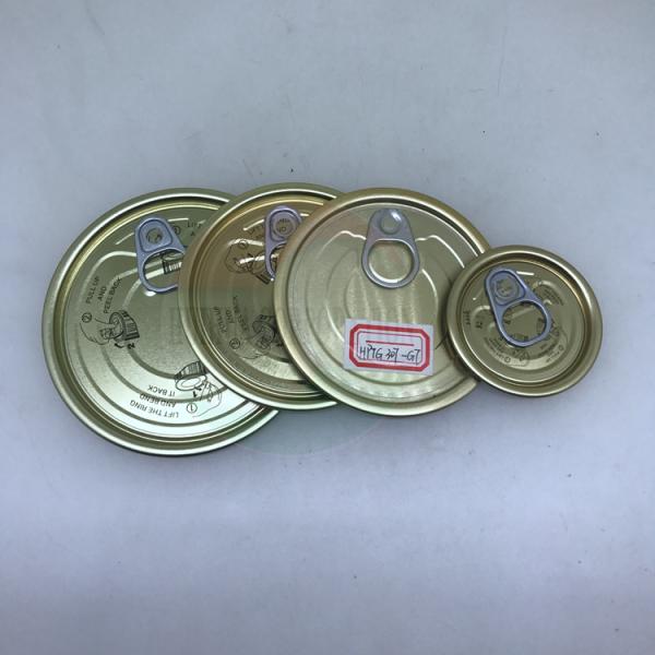 202# 300# Tinplate EOE Easy Open Lid For Tuna Fish Tin Cans