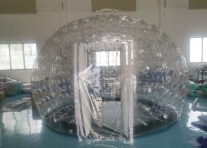 Wholesale Airtight Igloo Transparent Inflatable Dome Tent With Led Light from china suppliers