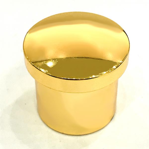 Quality Classic Gold color Zamak Aluminum Perfume Bottle Caps for sale