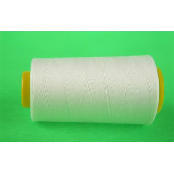 50/2 50/3 Eco Friendly Knitting Polyester Weaving Yarn Raw White Or Dyed