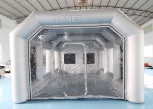 7x4x3m Carbon Filter Paint Inflatable Spray Booth / Portable Car Spray Booth Tent