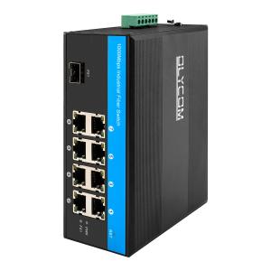 Wholesale IP44 Industrial Network Switch Ethernet Din Rail Installation 8 RJ45 Ports from china suppliers