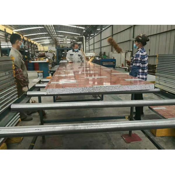 Pharmaceutical Fireproof Waterproof Rock Wool Silica Sandwich Panel