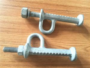 Hot Dip Galvanized Steel Forging Parts Pole Step Bolt For Tower Climbing