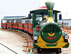 OEM Big Fairytale Amusement Park Trains With Track For Outdoor / Indoor