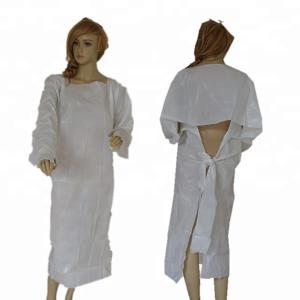 Wholesale Plastic Hospital CPE Isolation Gowns Infection Control from china suppliers