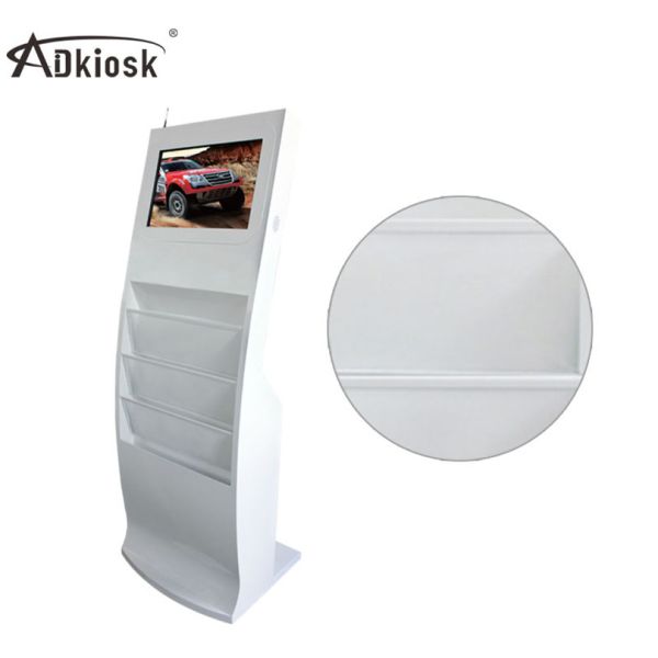 High-quality bookshelf lobby ultra-thin touch screen information interactive touch screen kiosk