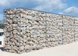 Wholesale Stone Cages Wall Welded Mesh Gabion 4mm Wire Gauge 5x5 Cm Hole from china suppliers