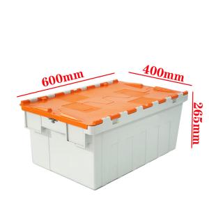 Wholesale Logistics Warehouse Nestable Stackable Plastic Crate With Lid from china suppliers