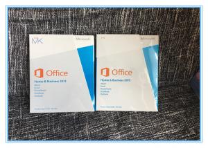 China Ms Office Home And Business Microsoft Office 2013 Retail Box Medialess Win English on sale