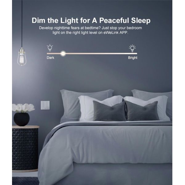 Smart Home SONOFF RM433 Wifi Smart Dimmer Switch Mini Switch Module Adjust Light Brightness