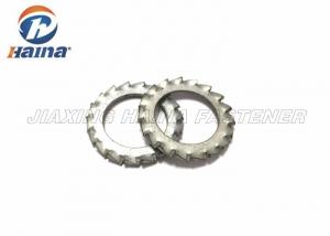 Wholesale Bright Plated External Tooth Lock Washer , Stainless Steel Lock Washers For Machines from china suppliers