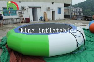 Wholesale Custom PVC Floating Inflatable Water Toy / Metal Frame Elastic Water Trampoline from china suppliers