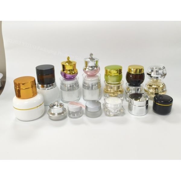 Plastic Body Face Cream Jars Screw Top Bulk Cosmetic Containers