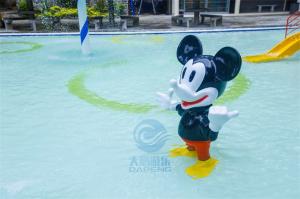 Wholesale Mickey Mouse Splash Pad Water Toy Fiberglass For Children Aqua Park from china suppliers