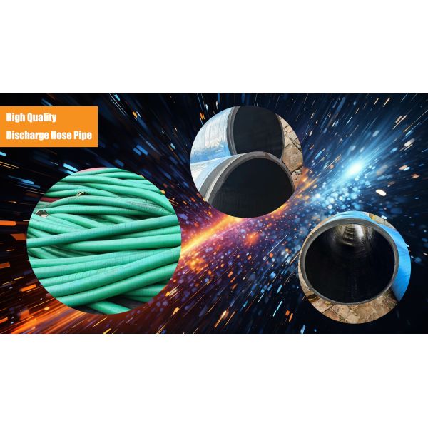 Temperature Resistance 20 Inch Discharge Hose Pipe With Non Toxic Materials