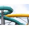 Hotel Resort Adult Water Slide / Fiberglass Tornado Water Ride for sale