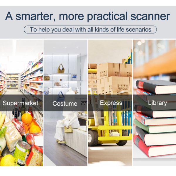 TI4125 Wireless Barcode Reader Ergonomic Handheld 2d Wireless Barcode Scanner for Every Area of Usage