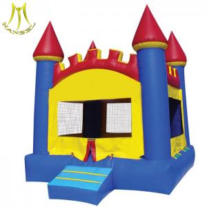 Wholesale Hansel  Grade A PVC tarpaulin inflatable play center inflatable castle house entertainment from china suppliers