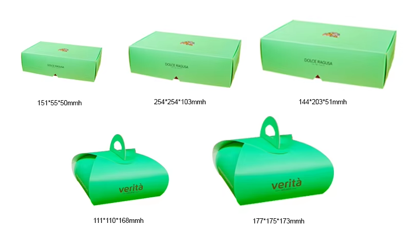 Customized Paper Cup Cake Box – High-Quality Eco-Friendly Food Grade Baking Shop Cake Box