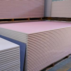 China Heat Resistant 12mm Fire Rated Plasterboard For Drywall Ceiling on sale
