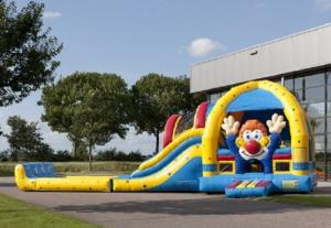 Wholesale Commercial Clown Lovely Inflatable Combo With Slide And Pool from china suppliers