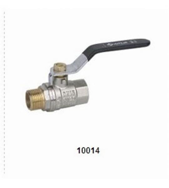 Quality Forging Brass Ball Valve 10014 with Nickel plating 25Bar in full size(male-female) for sale