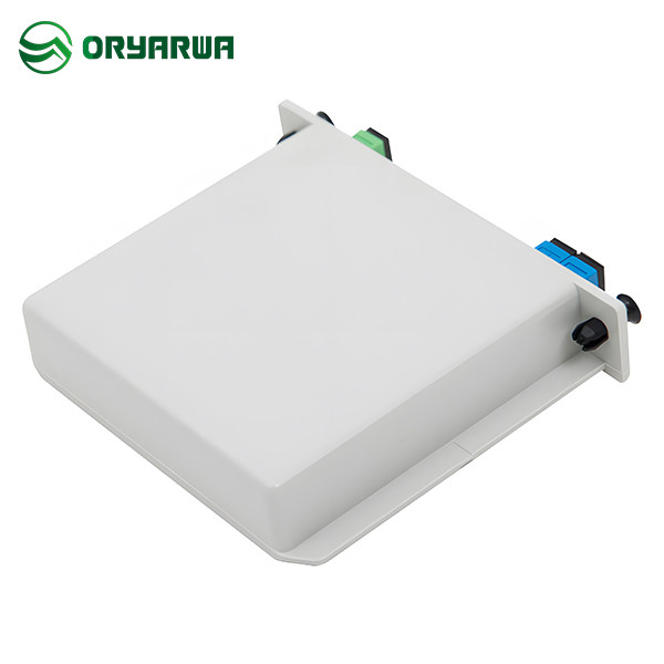 SC UPC 1*2 Fiber Optic Cassette PLC Splitter In FTTX