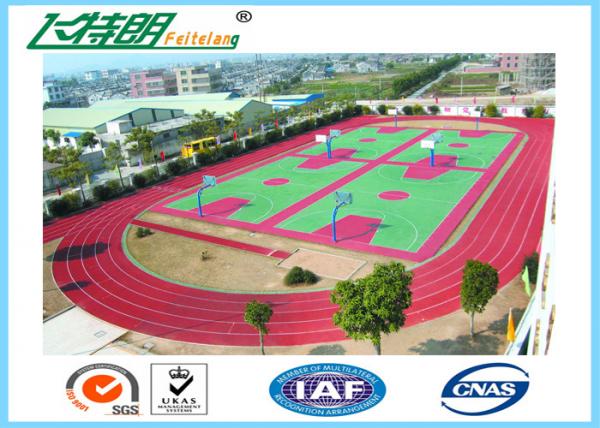 Quality Durable and Eco-Friendly Ventilative Athletic Running Track Flooring for School Sport Floor for sale