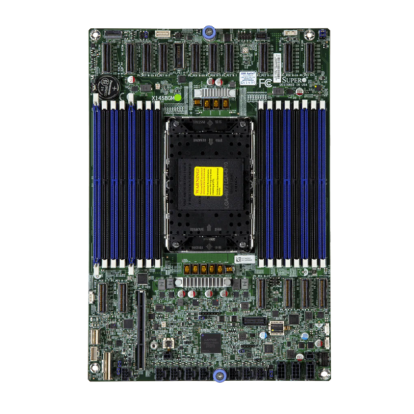 Supermicro GPU Server SYS-212GB-NR with Intel Xeon 6700-series Processors, 4 Onboard GPUs, and 3x 2000W Redundant Titanium Power Supplies
