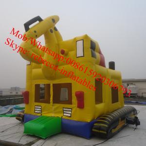 Wholesale inflatable excavator bouncer air bouncer inflatable trampoline from china suppliers