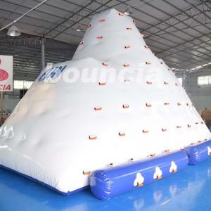 China Inflatable Water Climber / Inflatable Iceberg With Big Stainless Steel Anchor Ring on sale