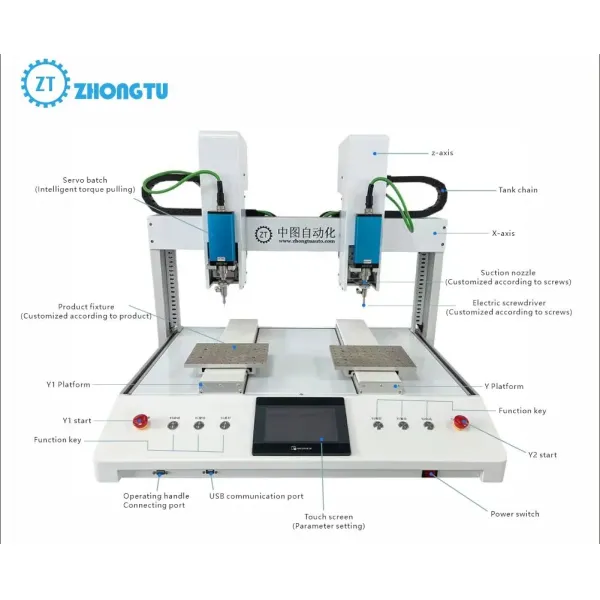 Smart Control Precision Fully Automatic Screw Locking Machine