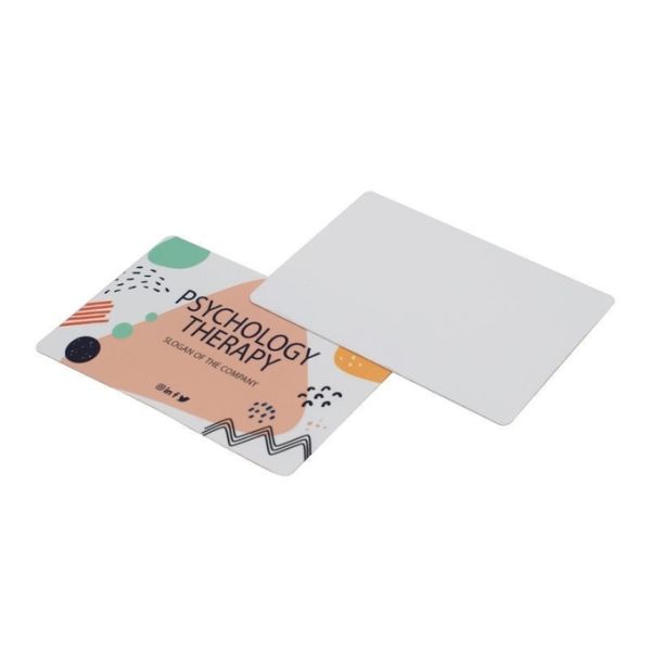 DIY Personalized Double-Sided Printable Sublimation Plastic Business Card Blanks Custom Name Card