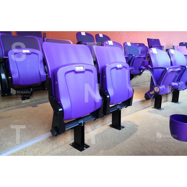 ISO Approved Beam Mounted Baseball HDPE Plastic Stadium Chair