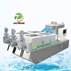 China Stainless Steel Automatic Dewatering Screw Press Machine Multi Disc Screw Press Dehydrator for sale