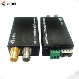 Mini 3G/HD-SDI to Fiber Converter Extender with Tally function or RS485 Data