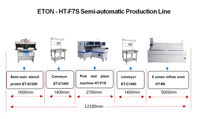Led Tube Flexible Strip Making Machine High Speed Dual Arm Windows 7 System