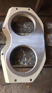 China Custom SCHWING Concrete Pump Spare Parts 260mm Spectacle Plate on sale