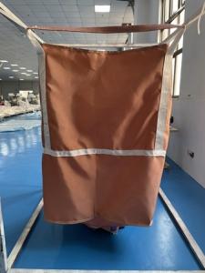 China 1 Tonne Anti-Sifting Container Liner Bags 6mil Waterproof Cargo Bags for Industrial on sale