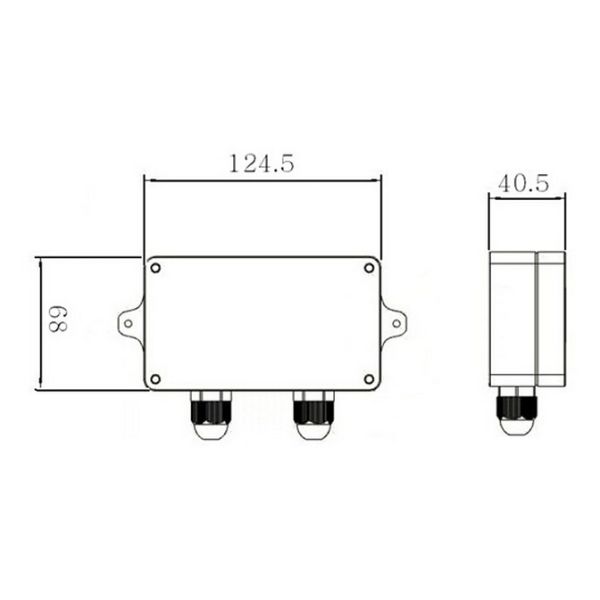 2015 Chinese Hot Seller Load Cell Signal Amplifier with Strain Gauge Sensor and Working Temperature -10--70 Degree