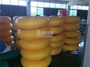 Wholesale Mini Inflatable Water Toys For Adults , Orange Inflatable Swim Ring from china suppliers