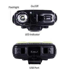 BF-T1 USB Rechargeable Mini Handheld Walkie Talkie 55x21x108mm Dimensions