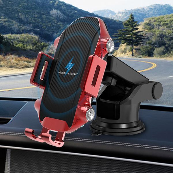 QI 10W Car Wireless Charger Automatic Smart Sensor Phone Holder