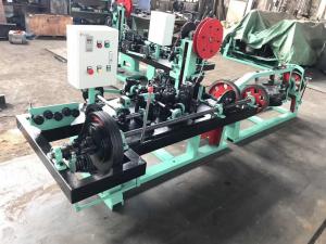 China Barbed Wire Fencing Equipment , Single Twisted Barbed Wire Manufacturing Machine on sale