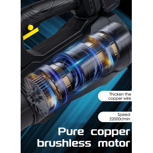 Handheld Electric Leaf Blower 6 Speed Wind Power Snow Blower