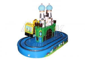 Wholesale Coin Operated Small Train Ride On Track Round Castle Different Color 100KG from china suppliers