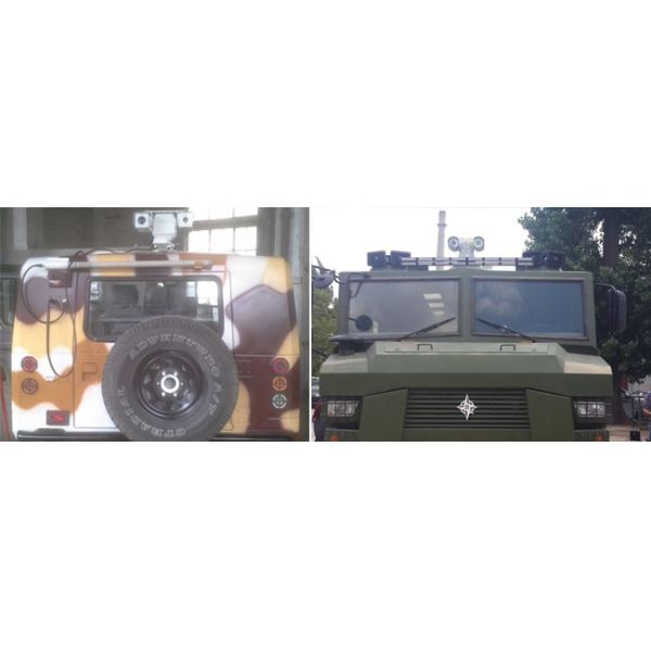 Vehicle Vision Dual Thermal Camera , Uncooled Long Range PTZ Camera