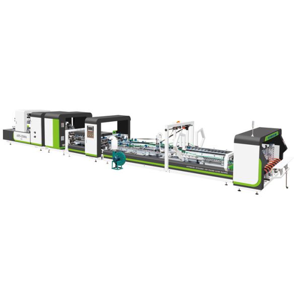 Digital Folder Gluer Machine Wire Touching Pasting Carton Gluing Machine