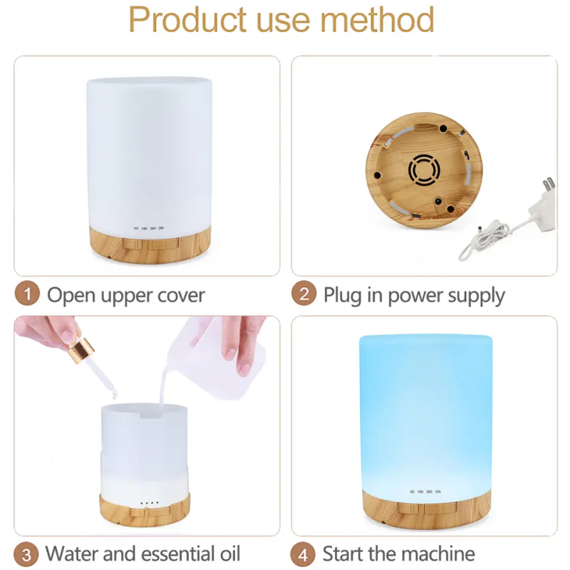 Private Label Home Office Cool Mist Deffuser Electric Aroma Scent Diffuser Perfume Essential Oil Diffuser With Remote Control